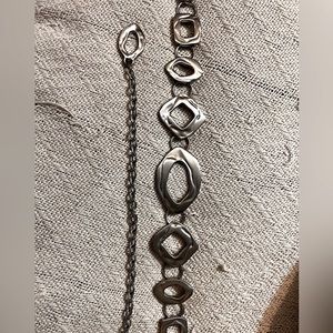 Chico’s Silver Chain Belt